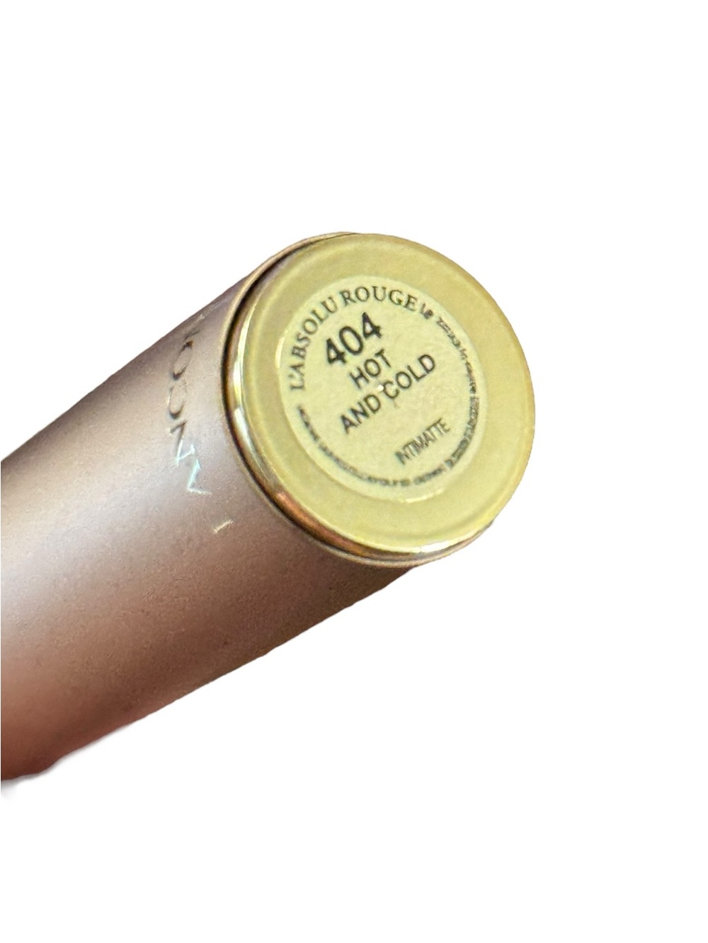 Lancôme L'Absolu Rouge Intimatte Soft Matte Lipstick Hot & Cold 404 0.12oz New - Picture 11 of 11